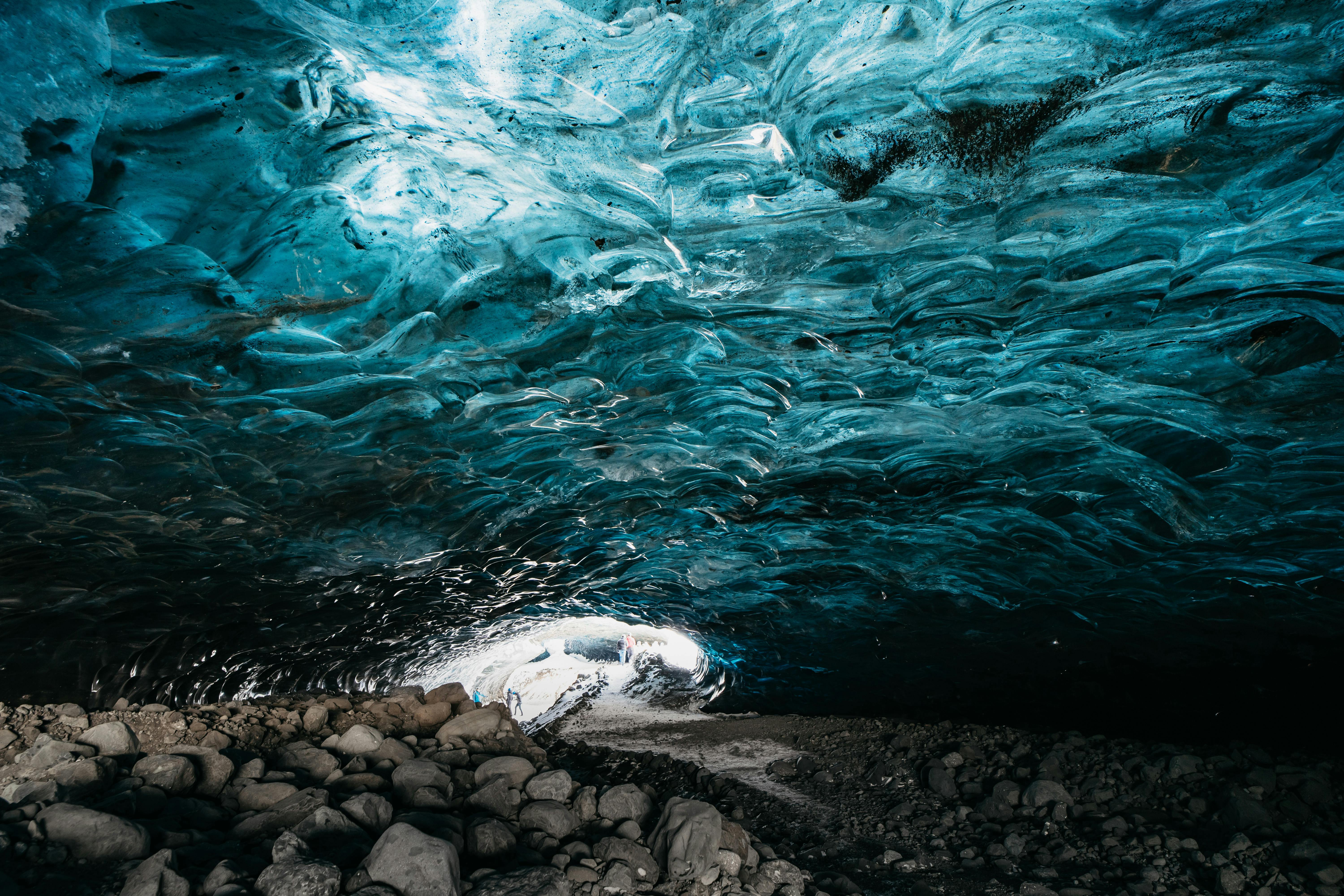 Natural ice cave private tour in Iceland