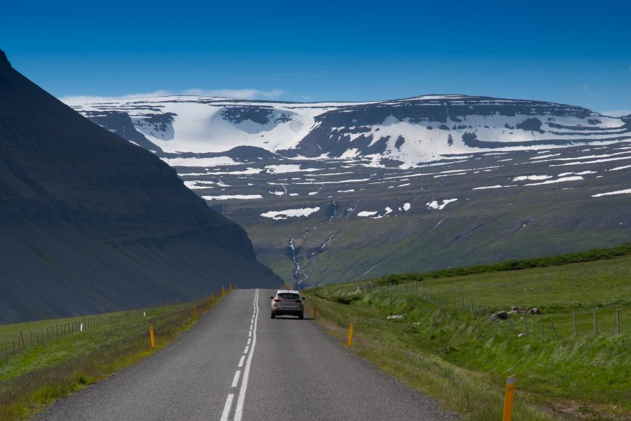 Southern Westfjords coastal scenery in Iceland